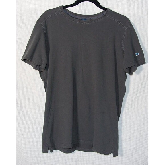 Kuhl Wildfibre T Shirt Mens Medium Short Sleeve Gray Outdoors Organic Crew Neck - Picture 1 of 4